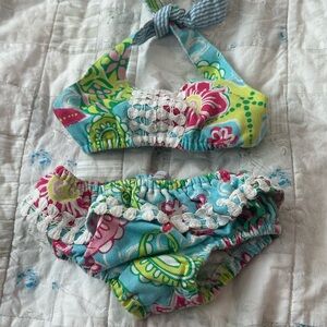 Girls Mud Pie Baby Bikini 12-18 months